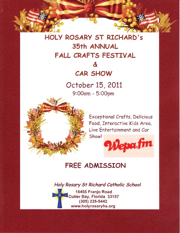 Holy Rosary 35th Annual Fall Crafts Festival & Car Show